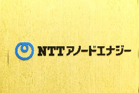 NTT Anode Energy signage and logo